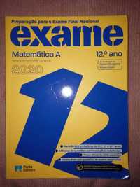 Livro Preparação Exame Nacional Matemática A 12º Ano Porto Editora