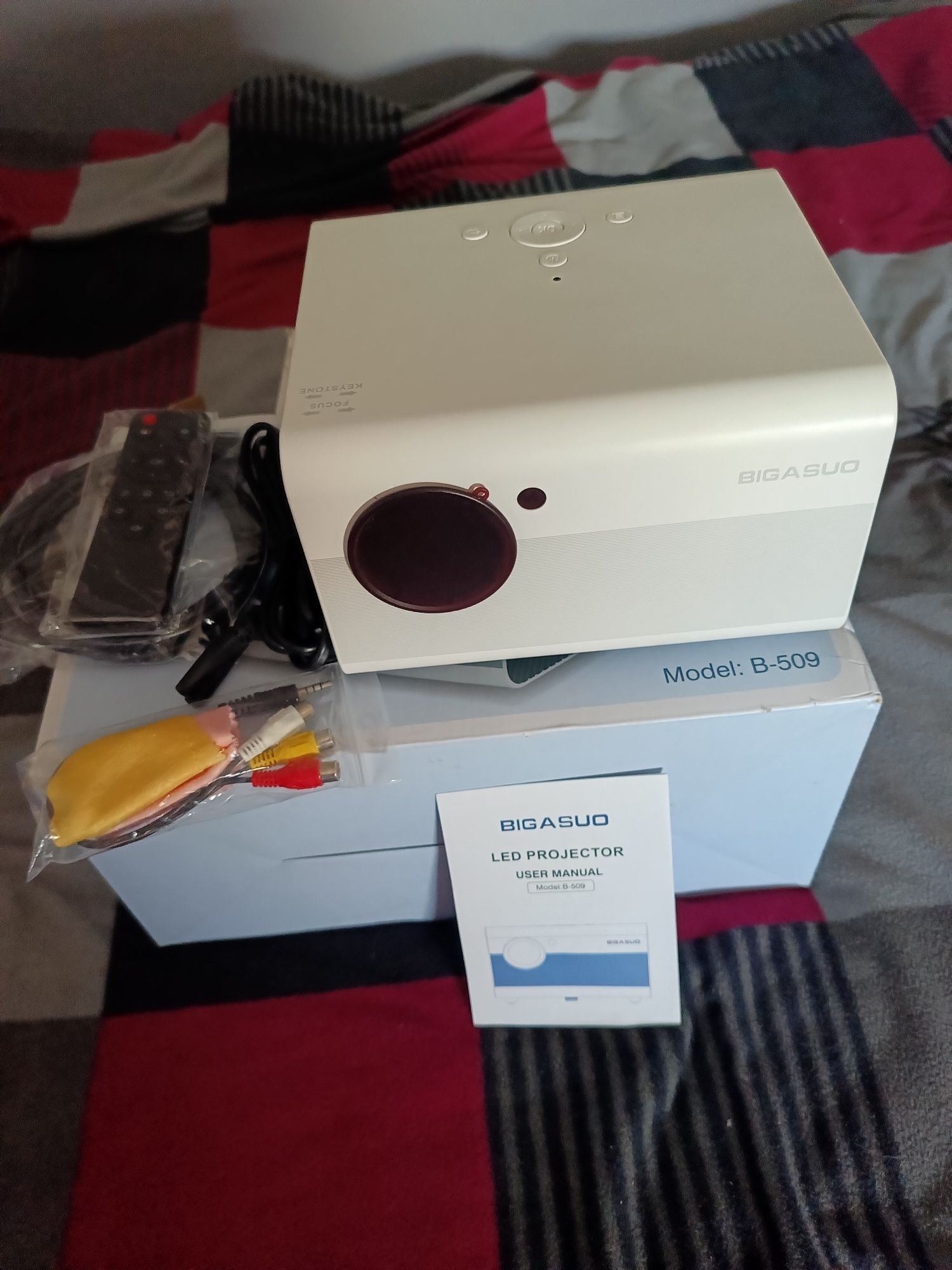 Projektor LED Bigasuo b-509 szary