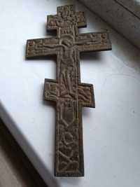 Продам крест латунь