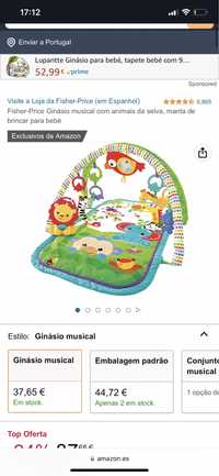 Tapete musical fisher price