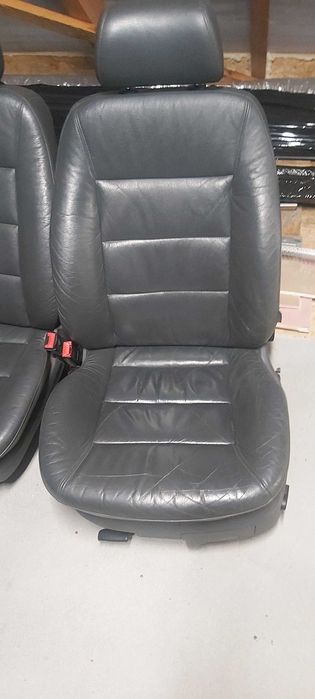 Fotele boczki siatka Audi A6 C5 skóra