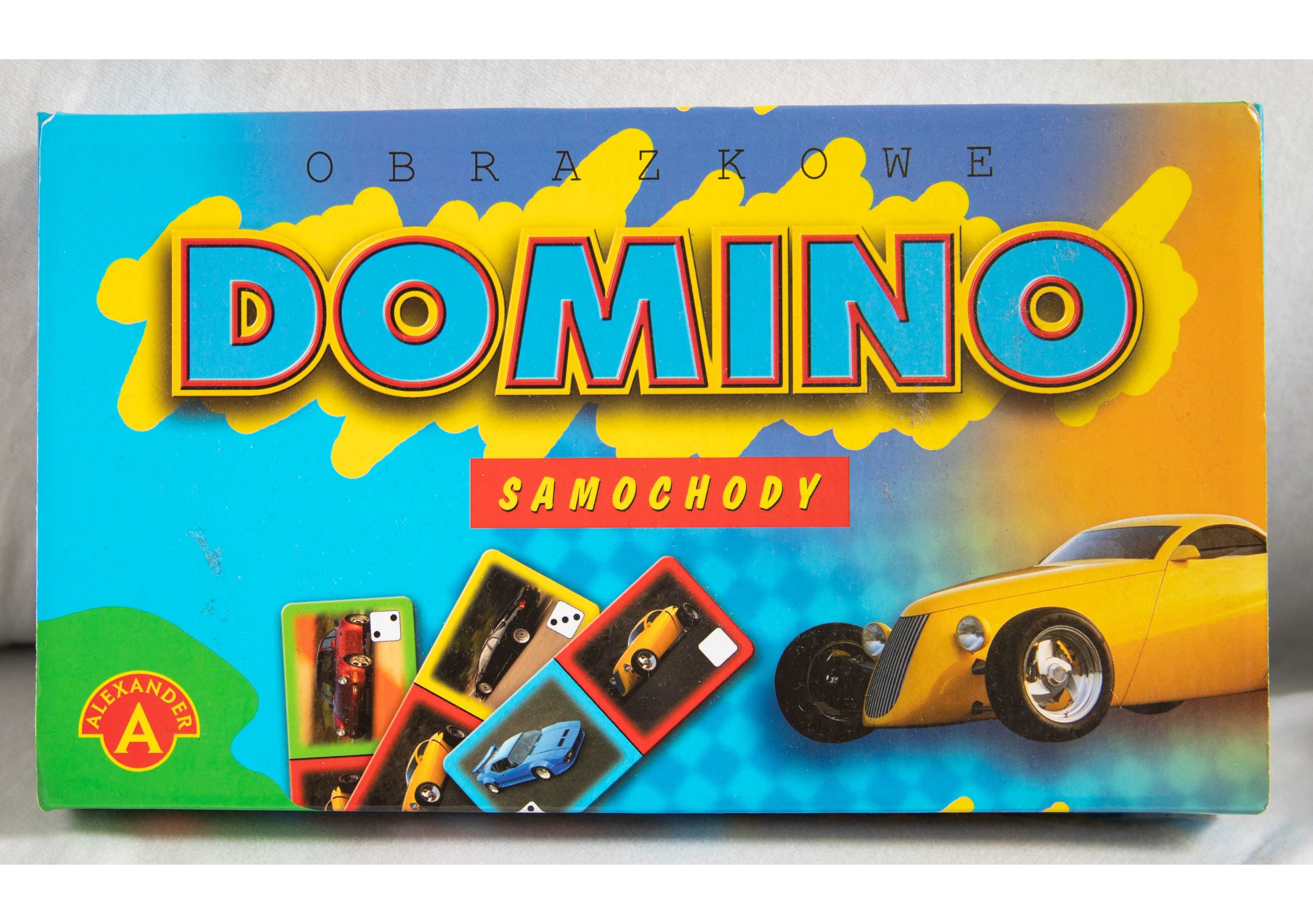 Domino obrazkowe. Samochody