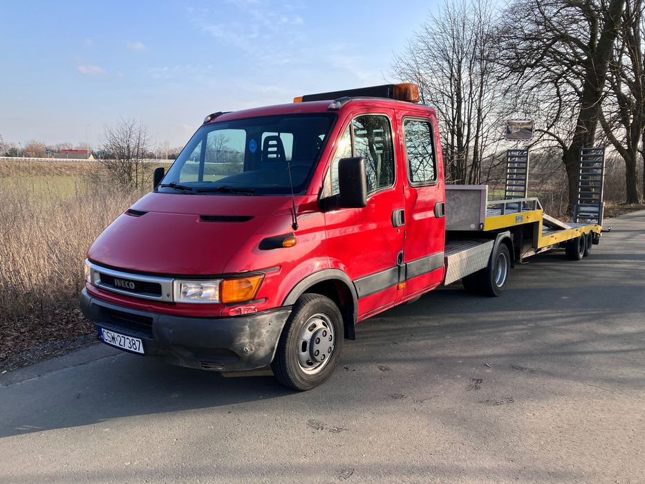 Iveco 2.8 ciągnik siodłowy b+e ok 4.7t ładownosci podwójna kabina