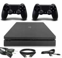 Playstation 4 slim 1 TB + 2 pady