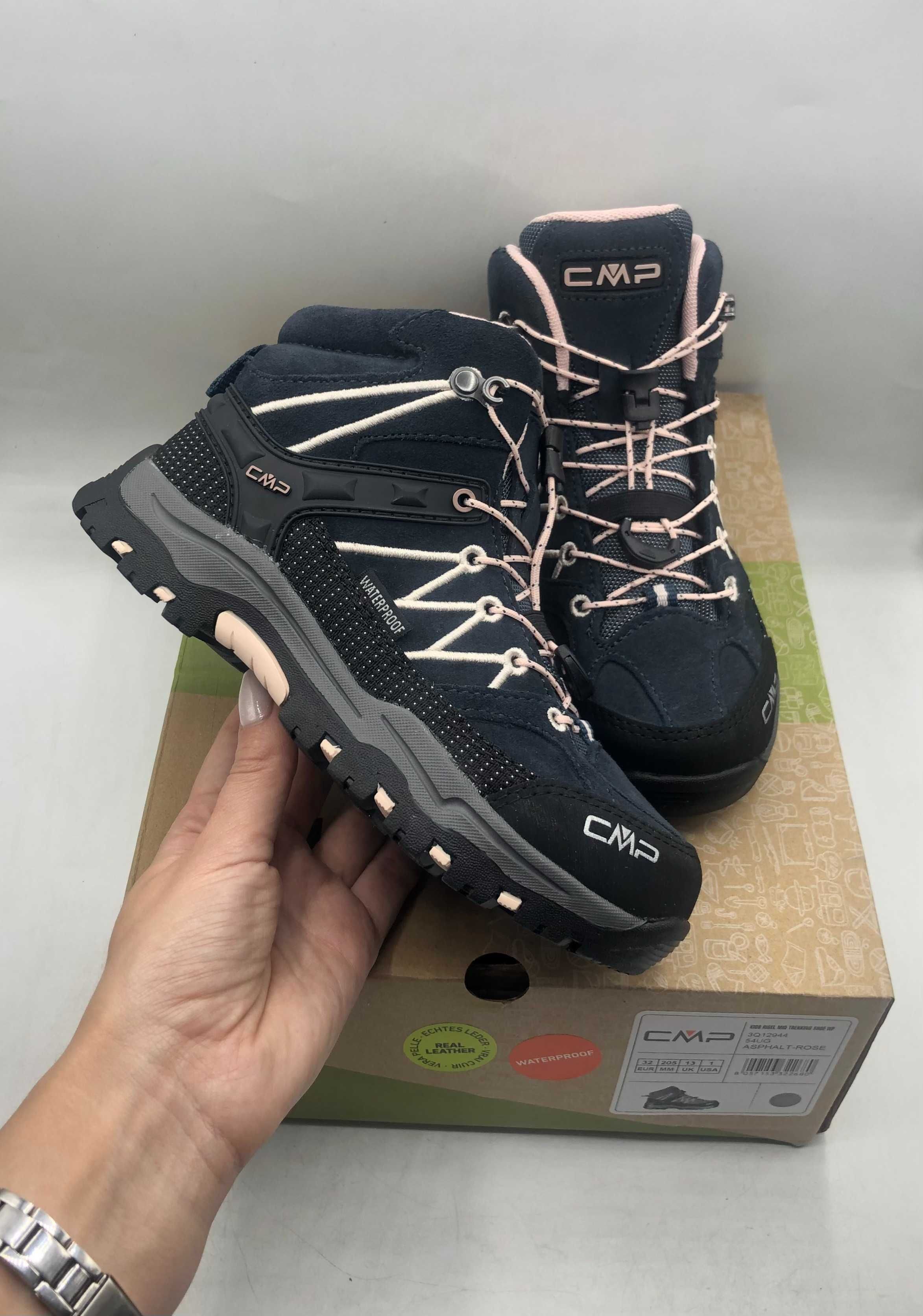 Черевики cmp rigel mid trekking waterproof (3q12944-54ug) оригінал