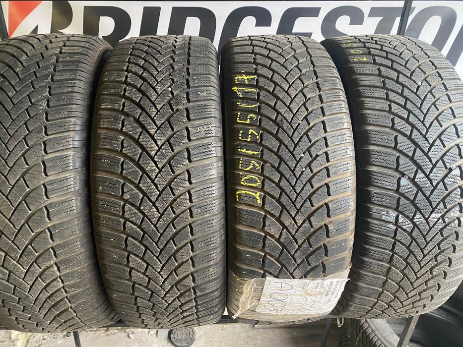 205/55R17 Bridgestone Blizzak LM005 Cztery używane opony zimowe