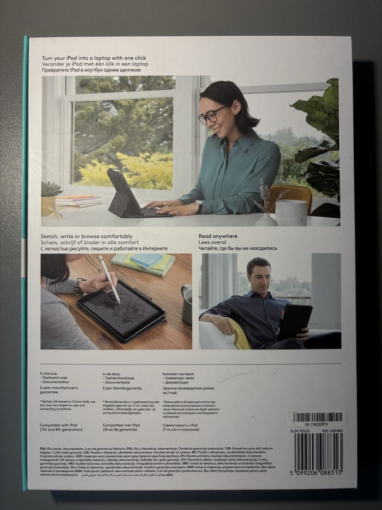Case / Etui z klawiaturą do iPada (7., 8. i 9. generacja) Logitech