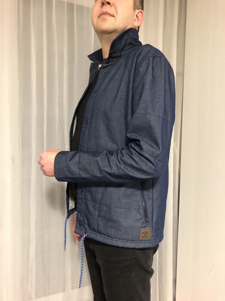 Kurtka przejściowa z futerkiem Adidas rozmiar M
