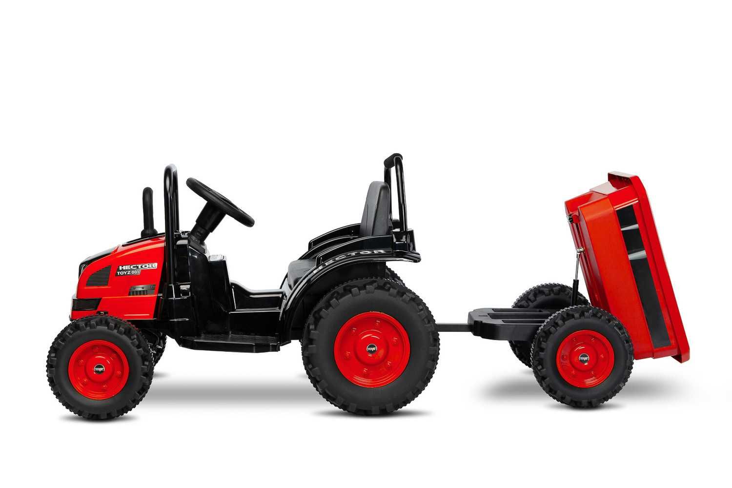 TRAKTOR Hector Ciągnik na akumulator Przyczepka Pojazd Auto Auta
