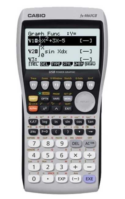 Calculadora Casio FX-9860GII