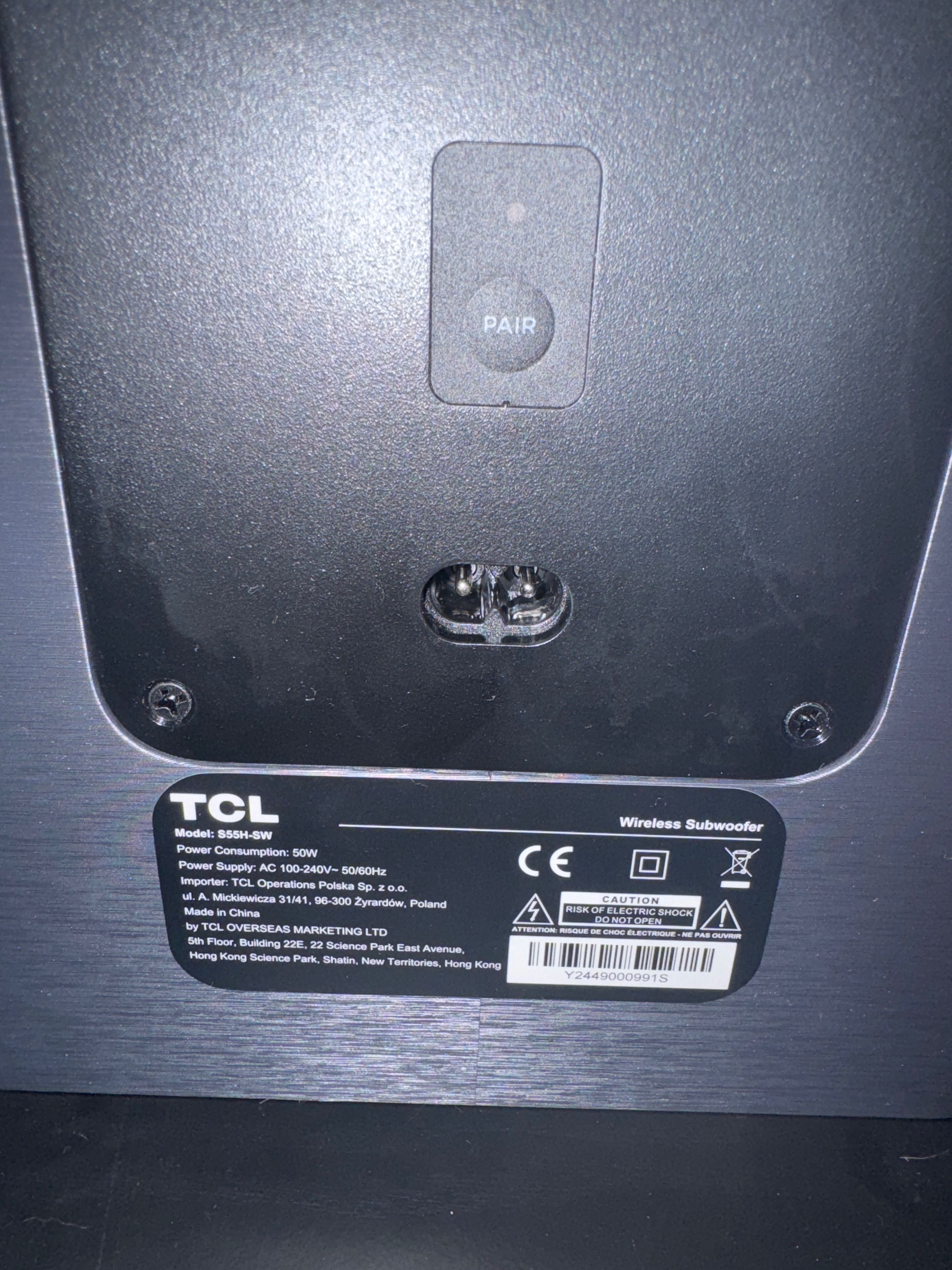 Soundbar TCL i głośnik