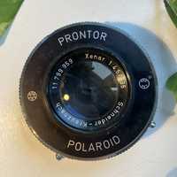 Xenar 135mm f/4.7 + Prontor Polaroid (Press) - wielki format 4x5