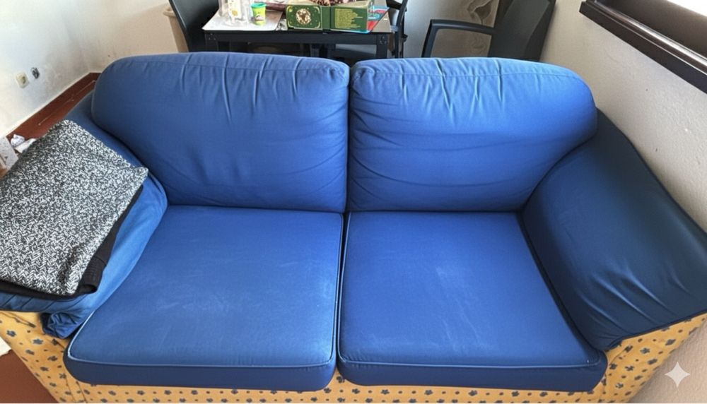 Doacao sofa dois lugares retira na meadela