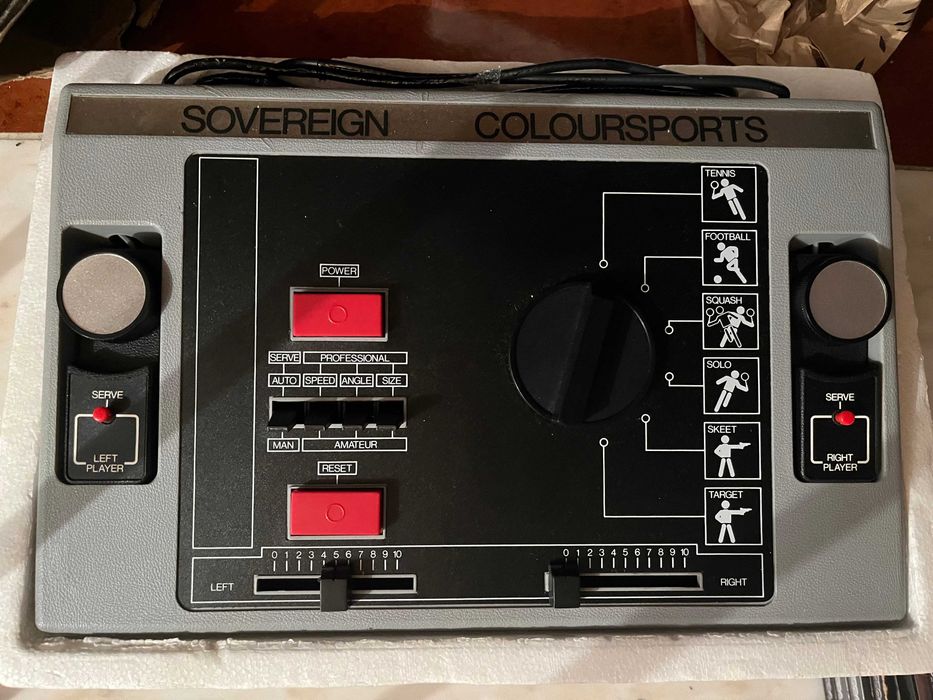 consola vintage tipo Pong Sovereign colorsports