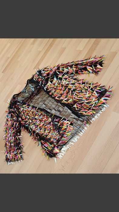 Cekinowy żakiet przebranie strój karnawałowy 1 zł  wysyłka