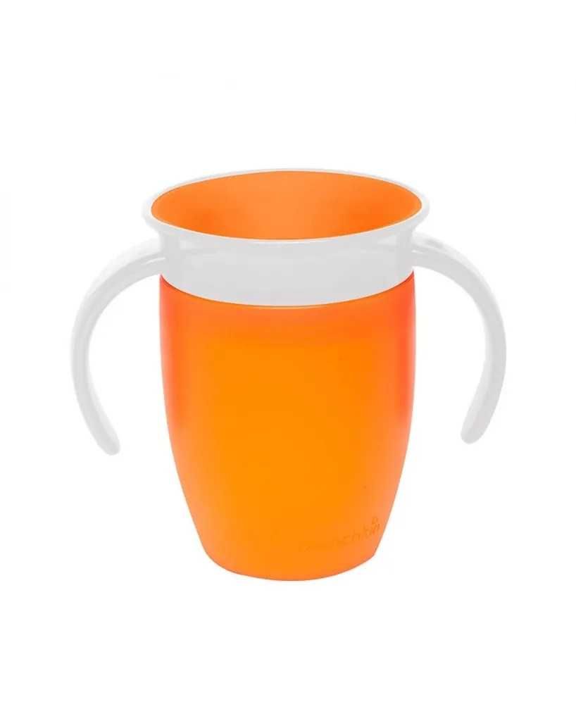 Munchkin Miracle 360° – Kubek treningowy 207 ml, pomarańczowy