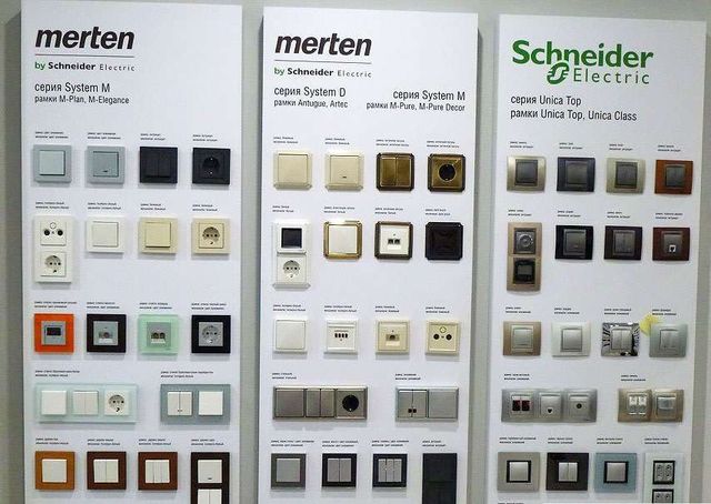 Schneider Electric Unica розетки та вимикачі MERTEN