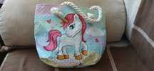 Bolsa infantil de unicórnio
