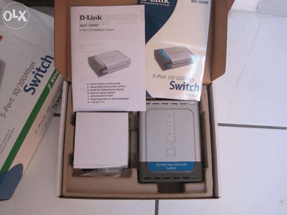 Switch D-Link 5 portas