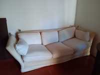 Sofa branco 3 lugares