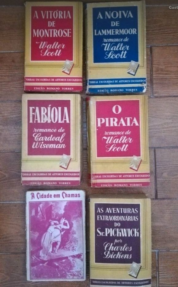 Conjunto de 5 Livros Romano Torres (Anos 60)