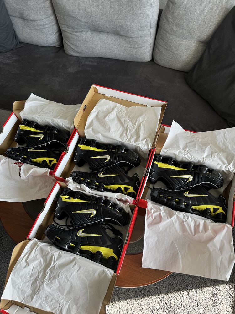 Nike shox tl black yellow reflective нові оригінал 42