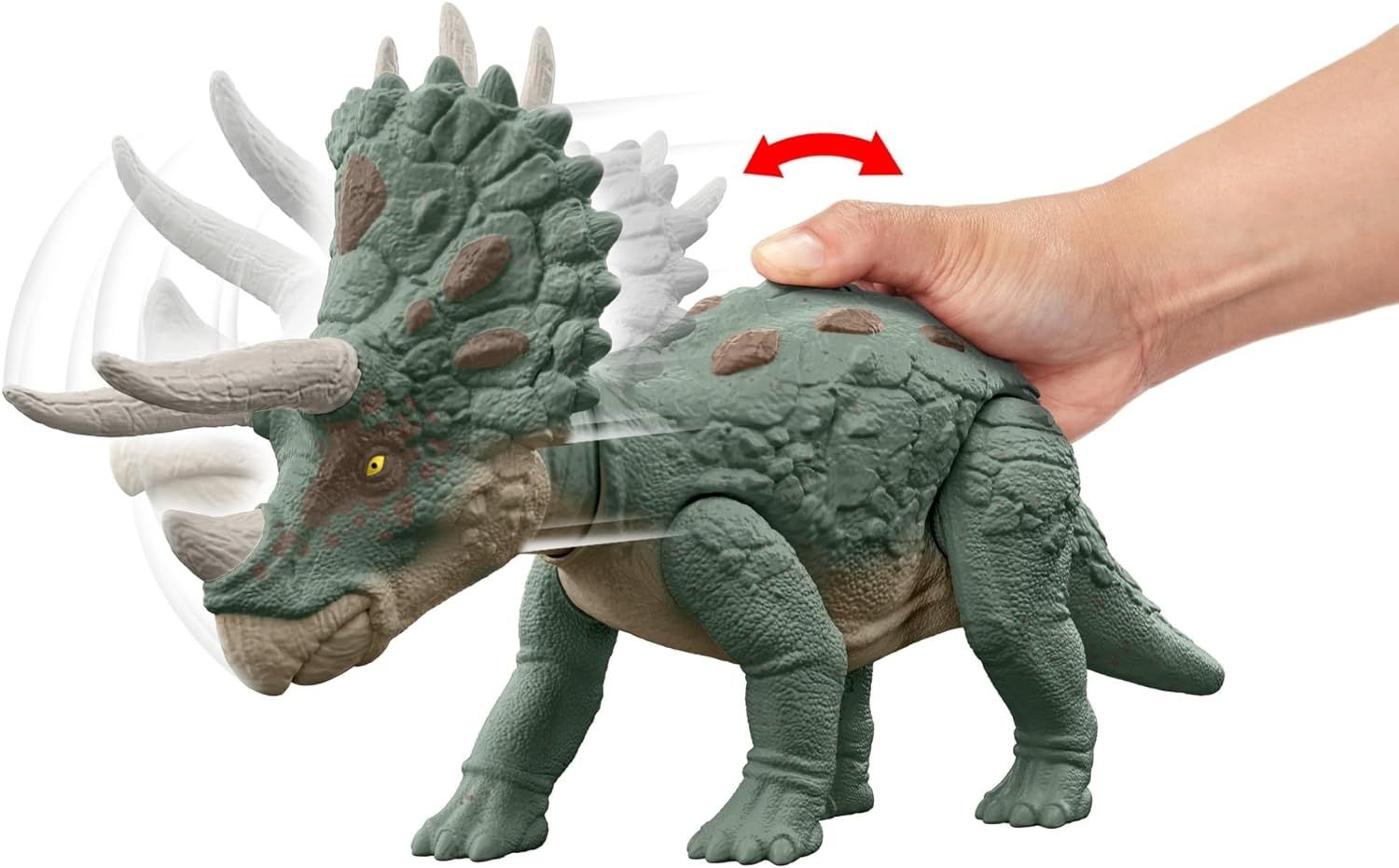 Jurassic World Triceratops dinossauro articulado 35,6 cm  ENVIO GRÁTIS