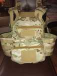 Kamizelka taktyczna JPC 8FIELDS plate carrier multicam + dodatki