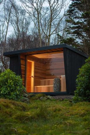 Sauna ogrodowa w domku wolnostojącym