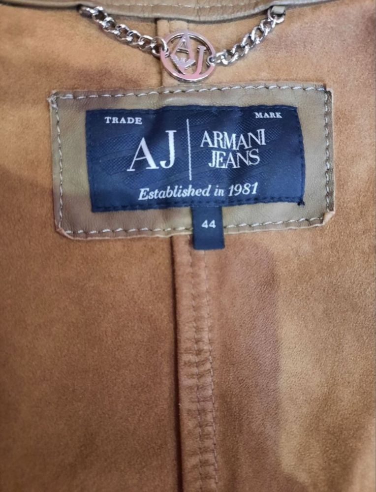 Шкіряна куртка/Кожанка Armani Jeans