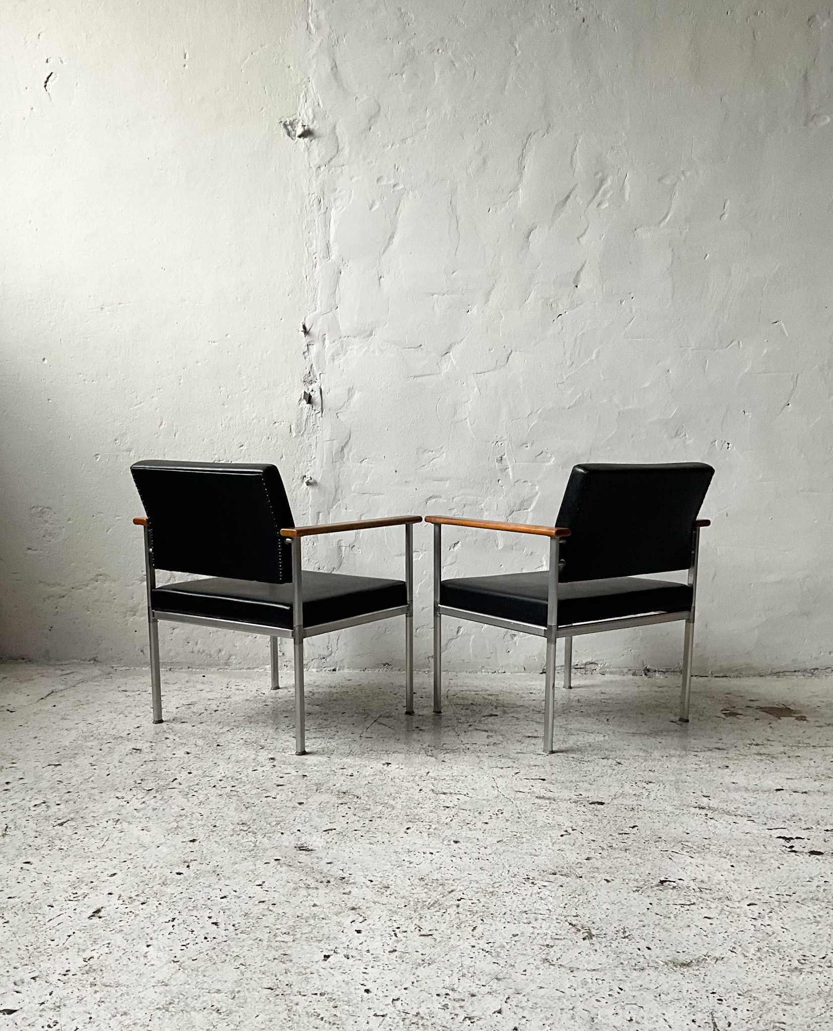 Lubke fotele konferencyjne lata 60 70 vintage design