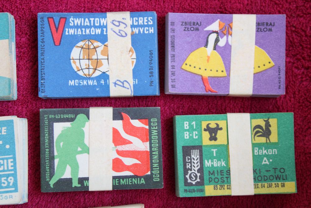 Etykieta zapałczana  NOWE -KOLECJONERSKIE Różne