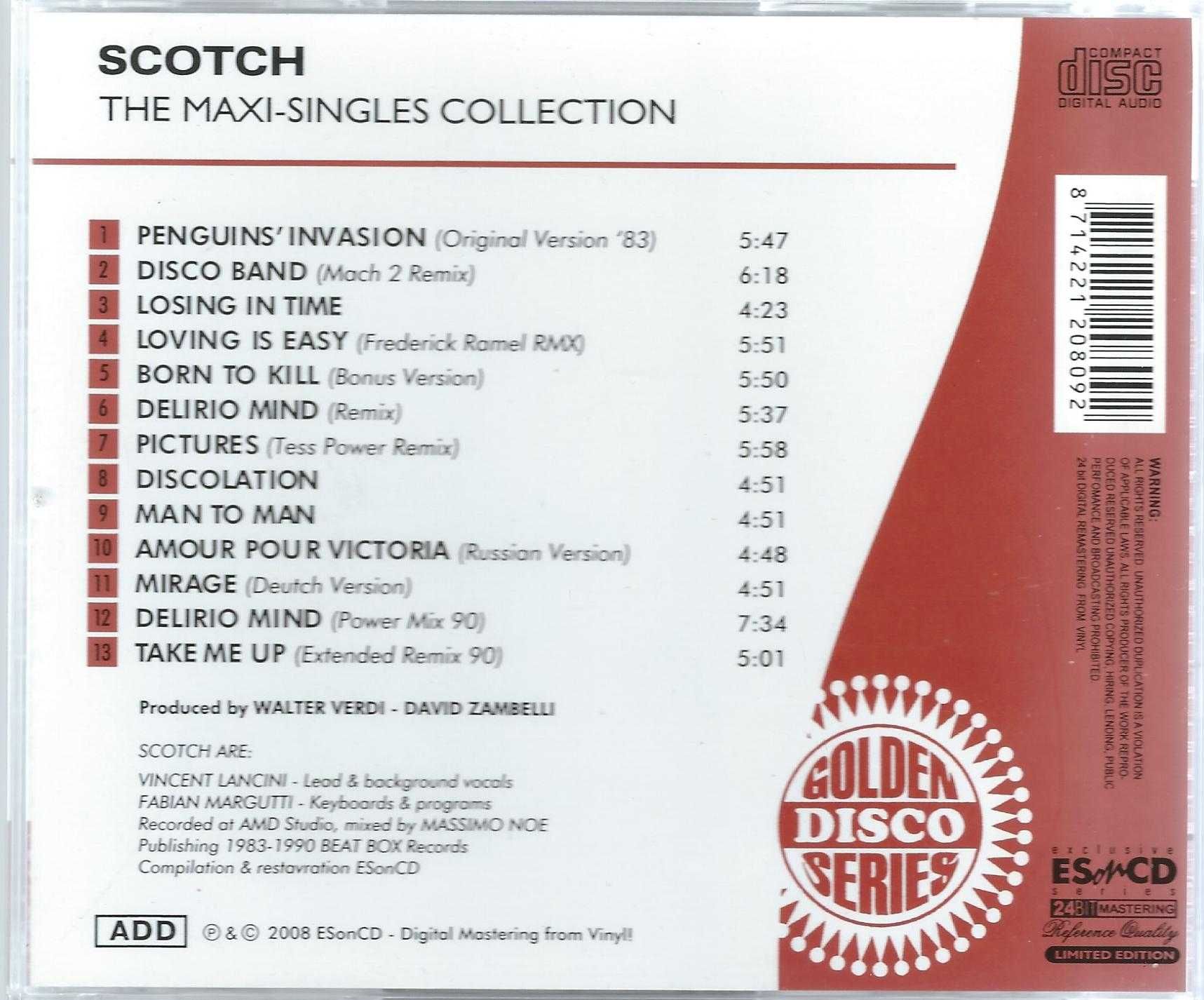 CD Scotch - The Maxi-Singles Collection (2008) (ESonCD)
