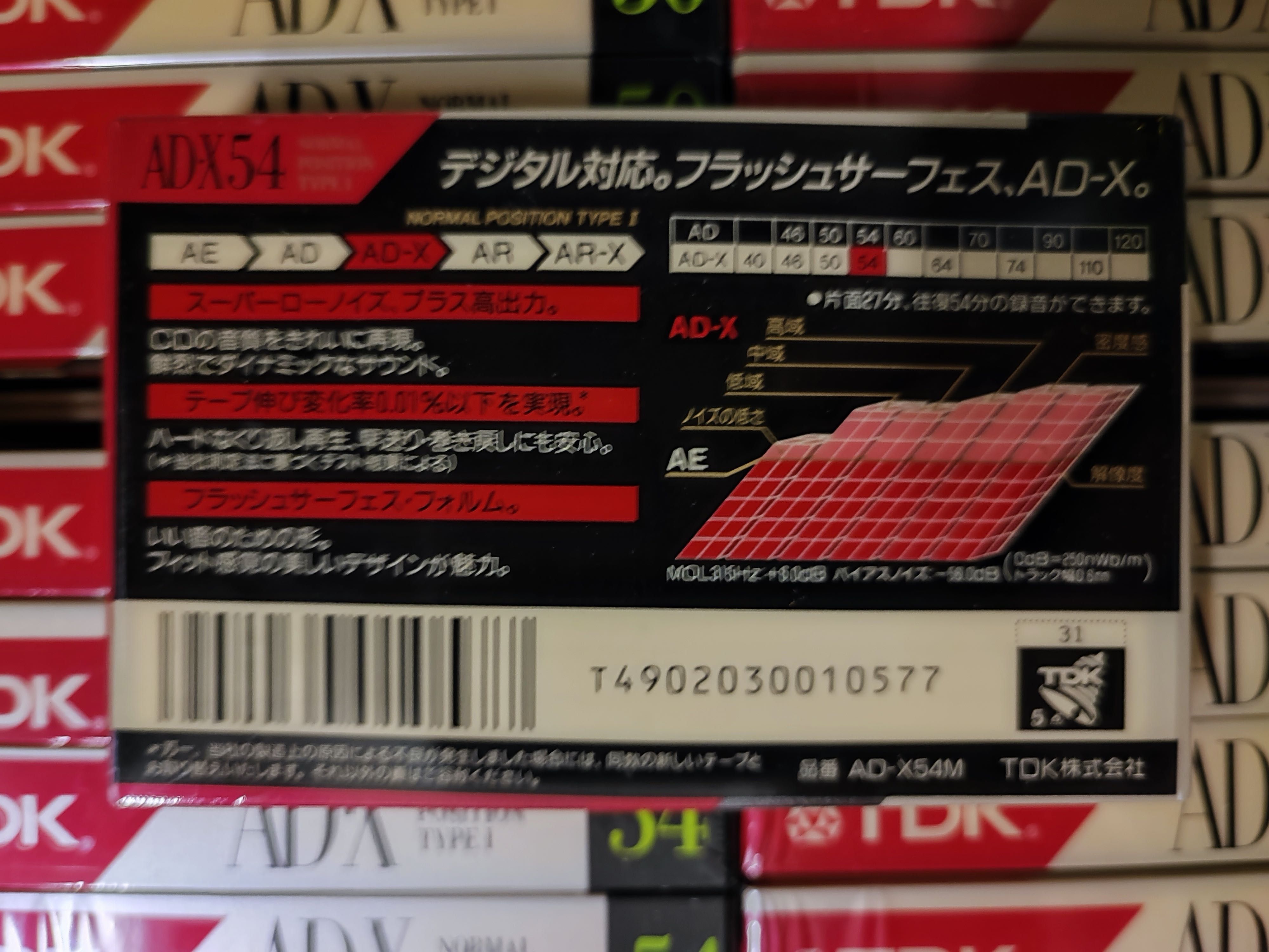 Cassette TDK AD-X C54