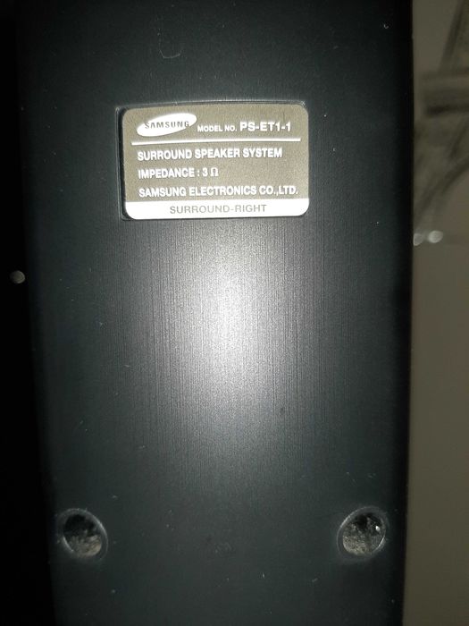 Colunas sangsung e panasonic