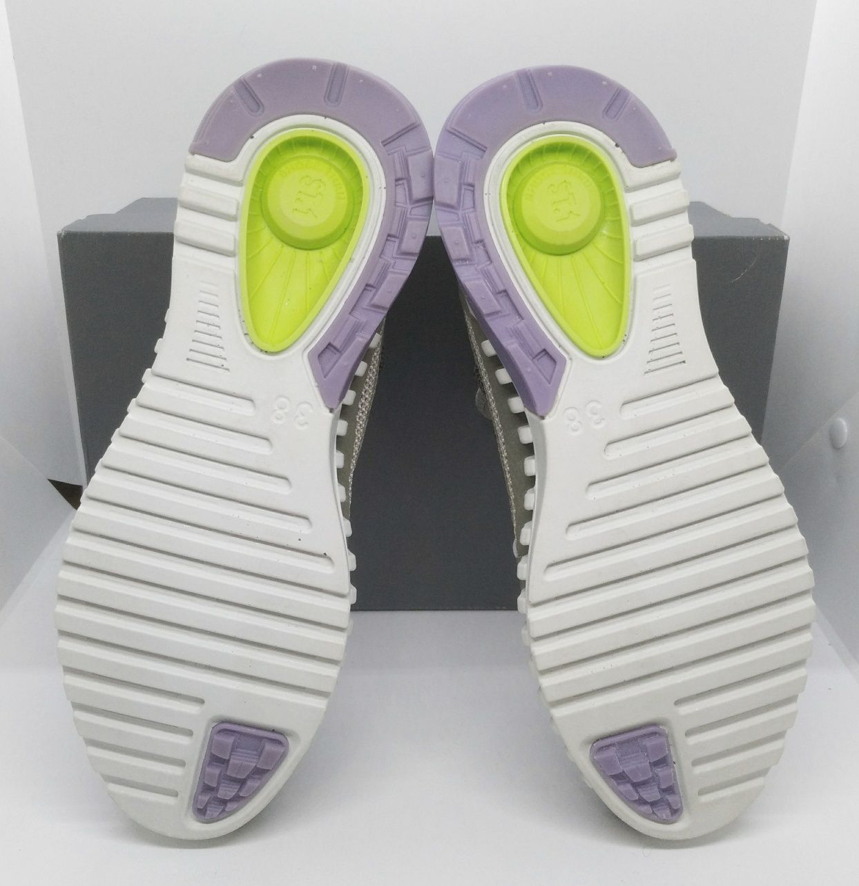 кожаные 38p кроссовки Ecco Ziplex оригинал