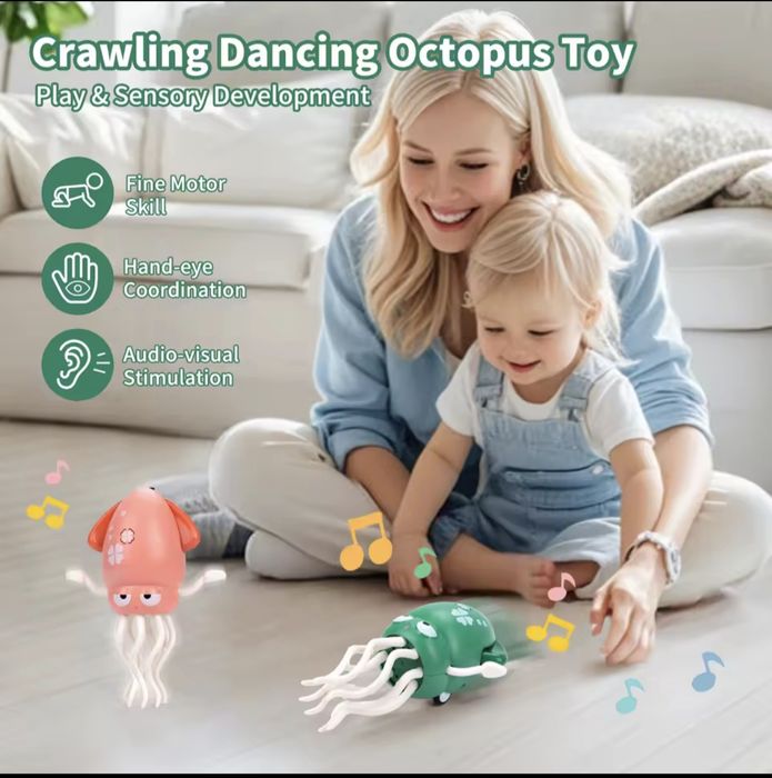 Танцюючий кальмар "TAODUDU" з музикою та підсвіткою