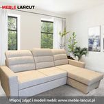 Narożnik Sofa RIVA Sprężyny +pasy, transport*, Na Wymiar, Guziki