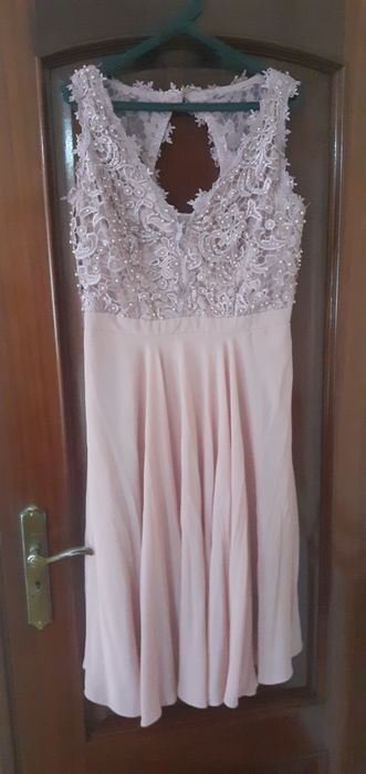 Vestido cor de rosa