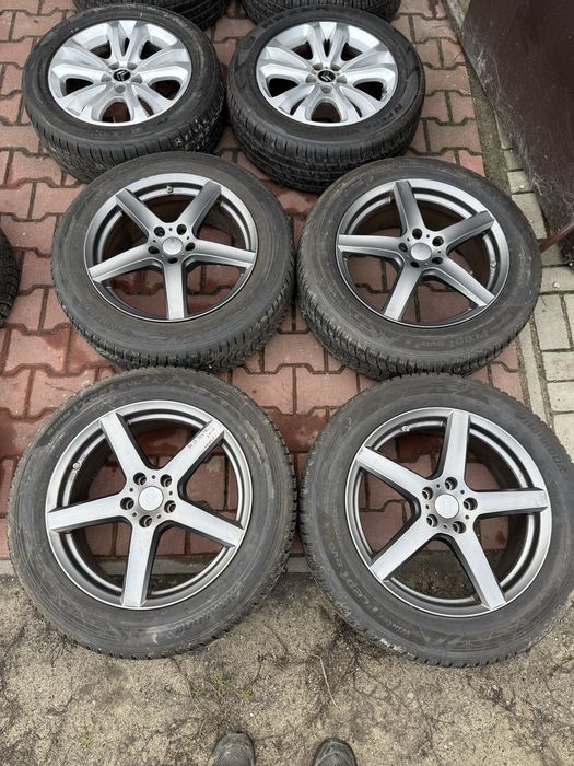 Komplet kół zimowych 5x108 Ford Volvo 225/60/18 Hankook