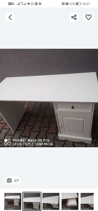 Biurko ikea hemnes do odświeżenia