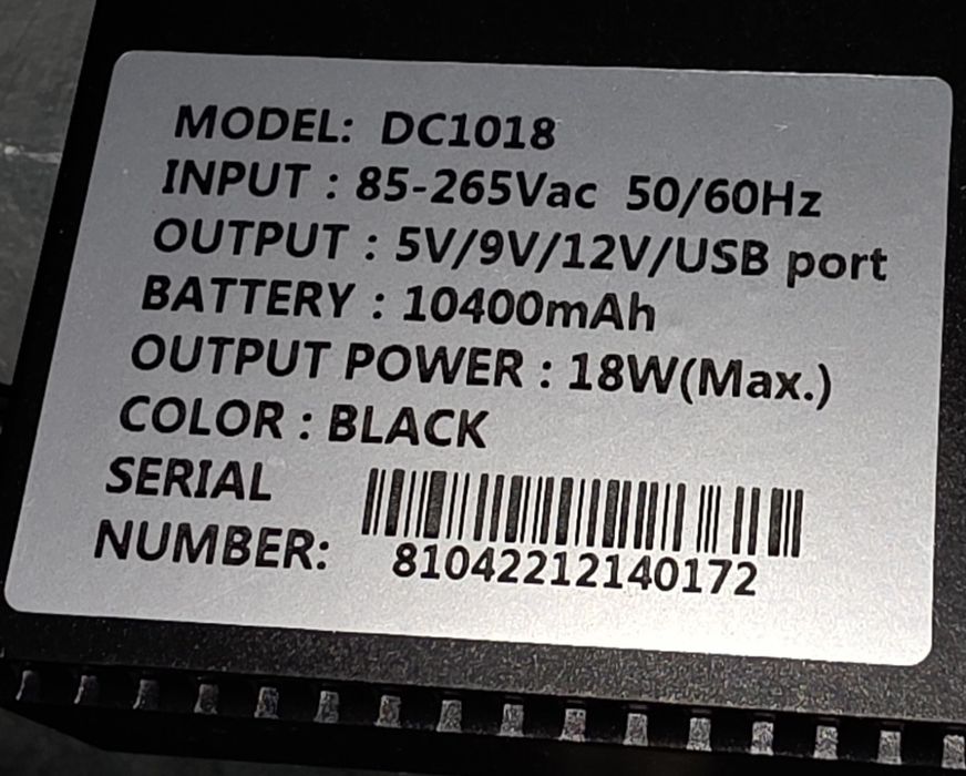 Джерело безперебійного живлення mini UPS