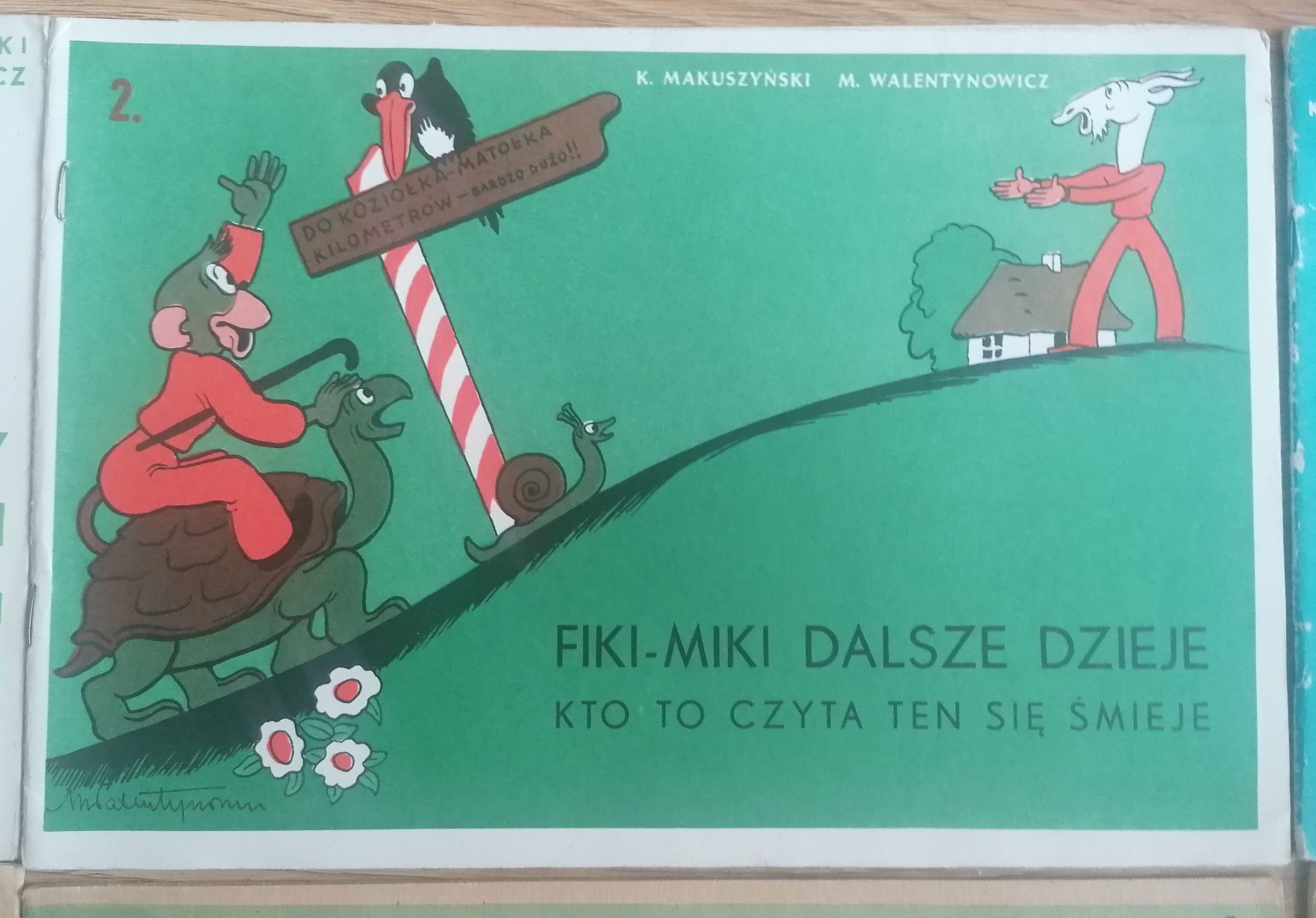 Komiksy kolekcjonerskie 7szt. Komiksy K.Makuszyńskiego M.Walentynowicz