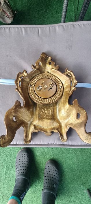 Sprzedam zegarek kominkowy  z mosiadzu