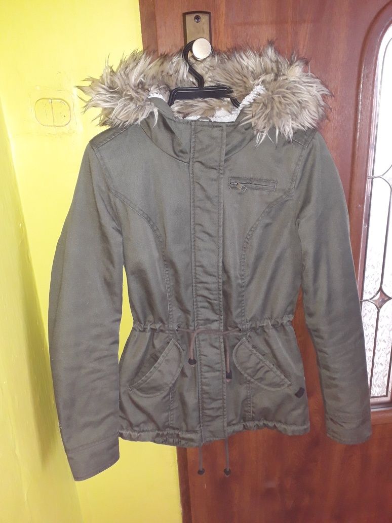 R. S ONLY parka damska kolor khaki