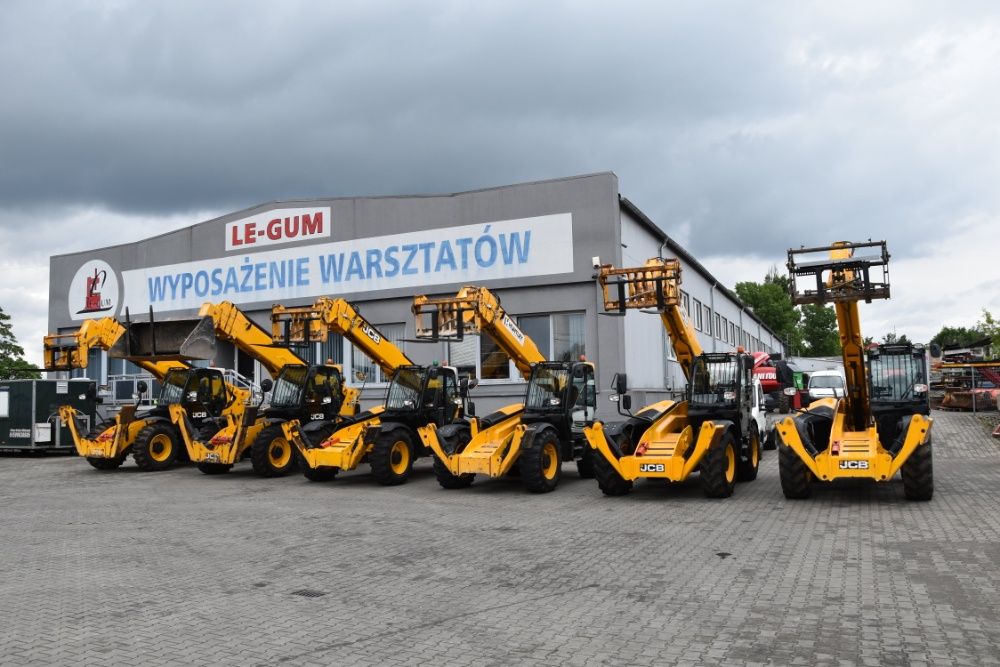 Wynajem ładowarki teleskopowej JCB Manitou żniwa dla rolnika