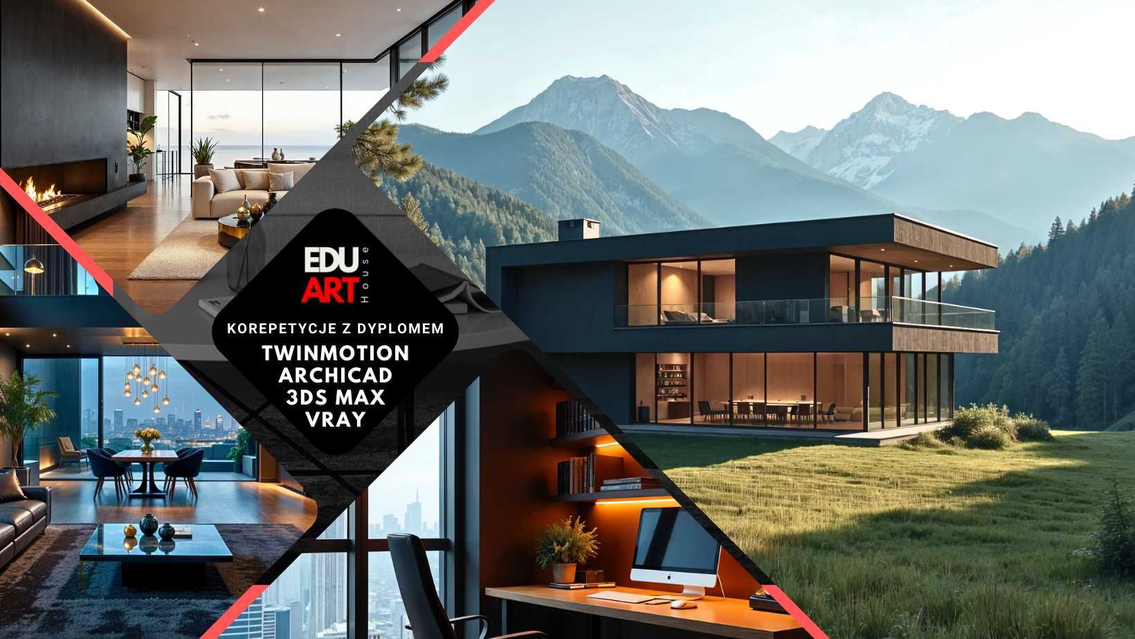 Kurs 3ds Max Korepetycje Archicad Warszawa Bezpośrednie, Online Polska