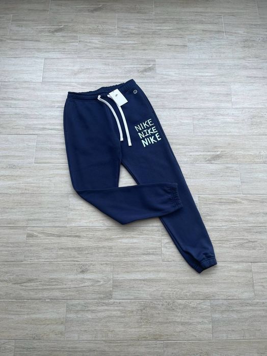 США! Чоловічі спортивні штани Nike Nsw Hbr-C DQ4081-410 Фліс S,XL,XXL