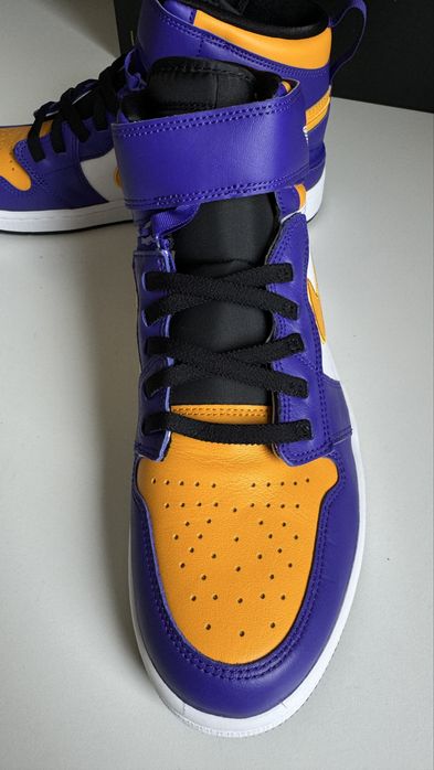 Nike Air Jordan 1 Hi FlyEase LA Lakers rozmiar 46 wkładka 30 cm