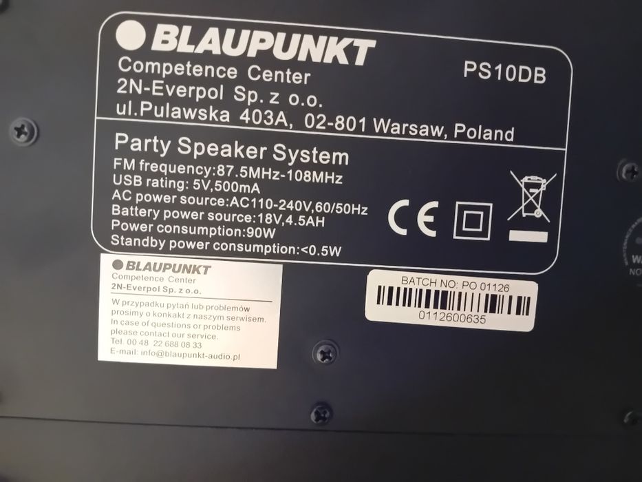 Głośnik 1200w imprezowy przenośny bateria mikrofony wynajem